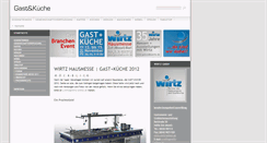 Desktop Screenshot of gastundkueche.de